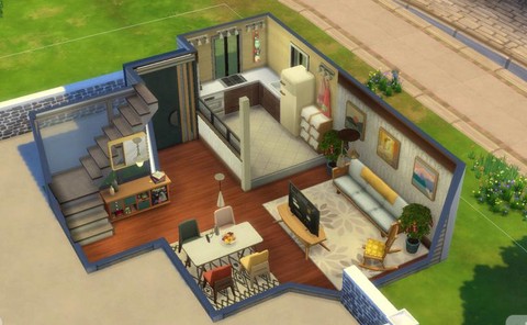 模拟人生4怎么看二楼[图1]