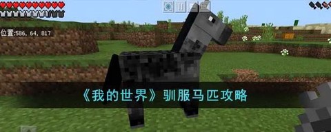 我的世界中怎么驯服马[图1]